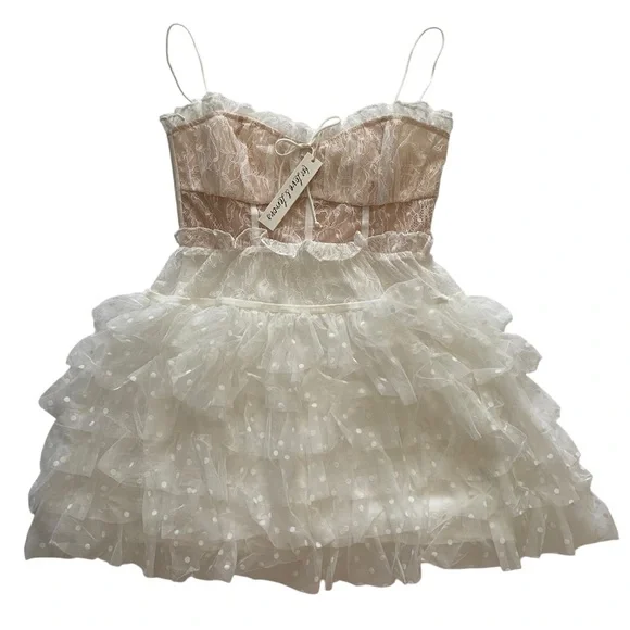 knee length dresses for ladies Julia Mini Dress by For Love & Lemons
